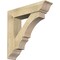 Ekena Millwork Balboa Traditional Rough Sawn Bracket w/ Offset Brace, Douglas Fir, 8"W x 34"D x 34"H BKT0806X34X34BOA01RDF - alternate 1
